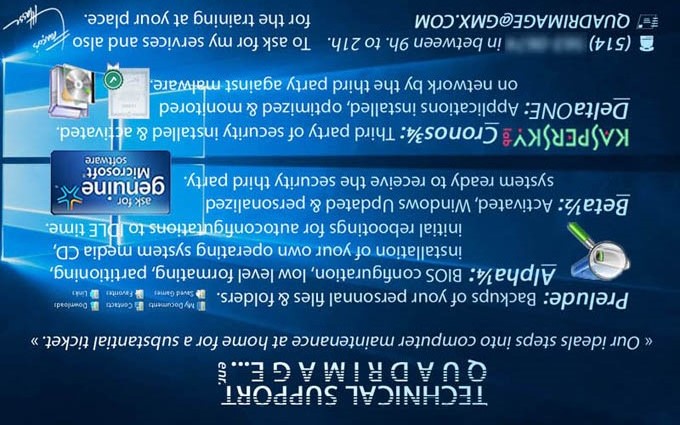 Technical Support Quadrimage Web and Multimedia