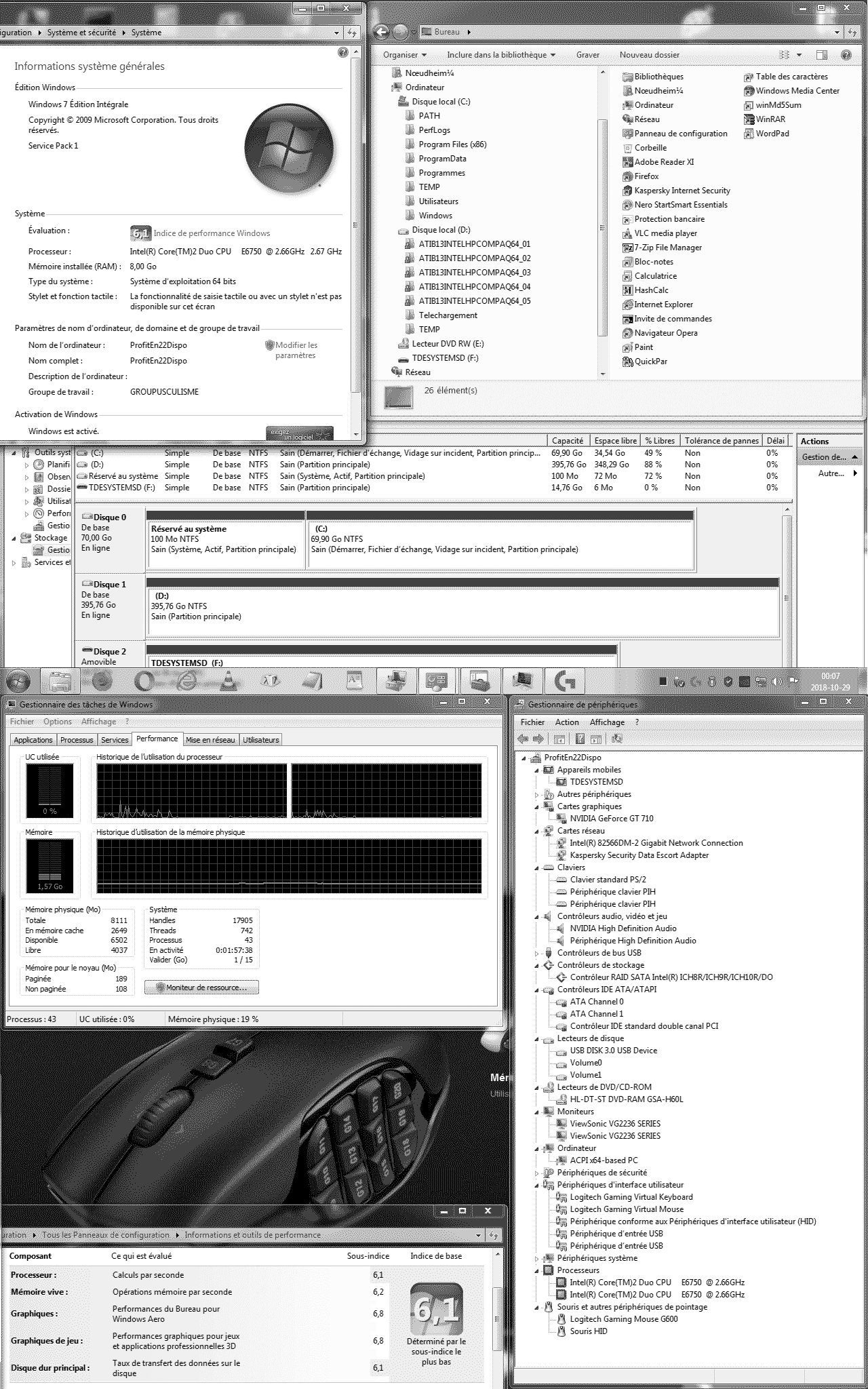 Capture d'ecran du systeme réseautique du 20181029 en 243KB