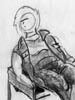 Dessin d'observation d'une autre pause anonyme