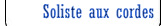 Soliste aux cordes