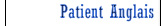 Patient anglais